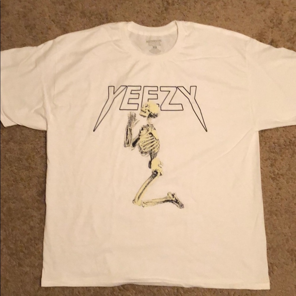 YEEZY skeleton t-shirt Kanye west